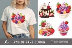 Watercolor Sweet Flavours Clipart Product Image 1