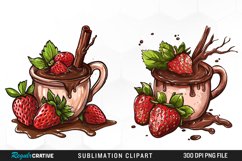 Watercolor Sweet Valentines Day Clipart Bundle Product Image 3