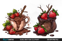 Watercolor Sweet Valentines Day Clipart Bundle Product Image 4