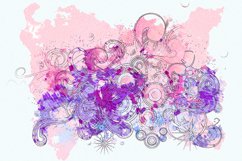 Digital paint background with swirls Product Image 1