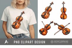 Watercolor Tangerine Clipart Product Image 1