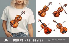 Watercolor Tangerine Clipart Product Image 1