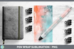 GorgeousWatercolor Pen Wrap design.