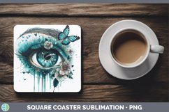 GorgeousWatercolor Square Coaster design.