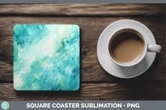 GorgeousWatercolor Square Coaster design.