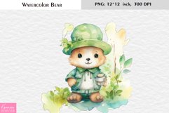 Spring Bear|Cute Watercolor Teddy Bear Product Image 1