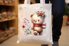 Watercolor Teddy Bear Clipart Product Image 5