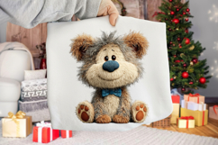 Watercolor Teddy Bear Clipart Product Image 2