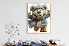 Watercolor Teddy Bear Clipart Product Image 3