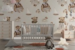 Vintage Bear Childhood - Watercolor Baby Collection Set Product Image 9