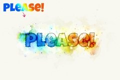 Easily Watercolor Text Effect Product Image 6