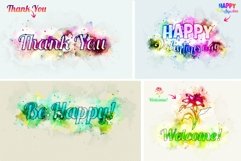 Easily Watercolor Text Effect Product Image 14