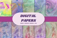 Watercolor Texture Abstract 50 Digital Paper Background Product Image 1