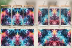 Watercolor Galaxy Space Glass Can Wraps Product Image 3