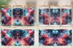 Watercolor Galaxy Space Glass Can Wraps Product Image 4