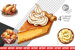 Thanksgiving Celebration Clipart Product Image 1