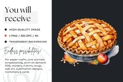 Traditional Thanksgiving Watercolor Clipart sublimation Product Image 2