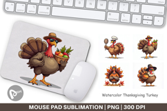 Thanksgiving Turkey Mouse Pad Product Image 1