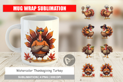 Thanksgiving Turkey Mug Wrap Product Image 1