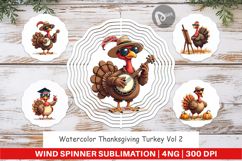 Thanksgiving Turkey Wind Spinner Product Image 1