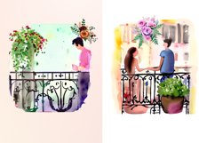 watercolor wedding,collage art,floral bride print,bride portrait,bride clipart,bride sublimation,planner clipart,watercolor clipart