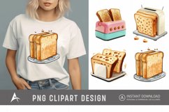 Watercolor Toaster Clipart Product Image 1