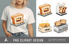 Watercolor Toaster Clipart Product Image 1