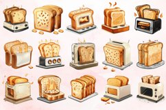 Watercolor Toaster Clipart Bundle Product Image 3