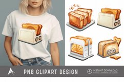 Watercolor Toaster Clipart Product Image 1