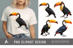 Watercolor Toucan Clipart Product Image 1