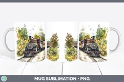 GorgeousWatercolor Mug Wrap design.
