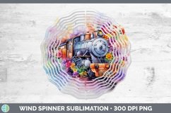 GorgeousWatercolor Wind Spinner design.