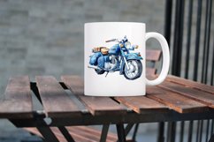 Watercolor Transportation Clipart Bundle - 11 Designs Product Image 2