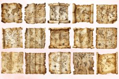 Watercolor Treasure Map Clipart Bundle Product Image 3