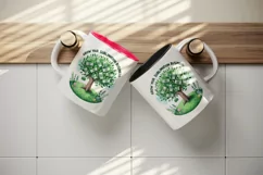 Watercolor tree dollar bills money Grow Your Sublimation Business quote 20 oz tumbler skinny mug wrap clipart t-shirt sublimation printable design