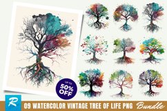 Watercolor Tree of Life Clipart Bundle,commercial use,clipart bundle,cozy aesthetic,interior library,landscape clipart,home clipart,tree png,scrapbooking,green tree png,tree bundle,forest bundle,plants clipart,mountain clipart,Tree of Life decor,Tree of L