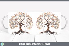 GorgeousWatercolor Mug Wrap design.