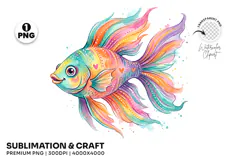 tropical fish png, fish clipart, ocean animal, watercolor fish, marine life png, underwater design, sea creature, tropical png, ocean sublimation, beach clipart