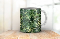 Watercolor Tropical Leaves Digital Paper Bundle Product Image 4