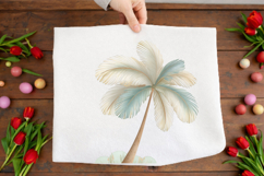 Watercolor Tropical Leaves, Summer Palm Product Image 2