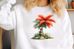 Watercolor Tropical Palm Tree Clipart Product Image 2