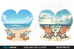 Watercolor Tropical Valentines PNG Clipart Product Image 1