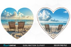 Watercolor Tropical Valentines PNG Clipart Product Image 1