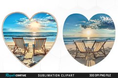 Watercolor Tropical Valentines PNG Clipart Product Image 1