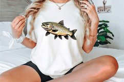 Watercolor Trout Fish Clipart Bundle Product Image 2