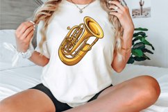 Watercolor Tuba Clipart Bundle Product Image 2