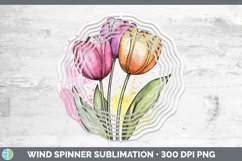 GorgeousWatercolor Wind Spinner design.