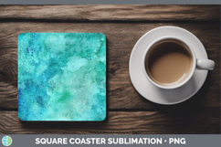GorgeousWatercolor Square Coaster design.