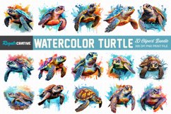 Sea Turtle Png,Sea Animals Png,Cute Sea Turtle,Ocean Animals,Sea Turtle Sublimation,Watercolor Clipart,Sea Turtle Wall Art,Digital Art,Kids Clipart,Turtle Watercolor,