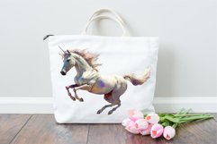 Watercolor Unicorn Clipart Sublimation Bundle 5 PNG